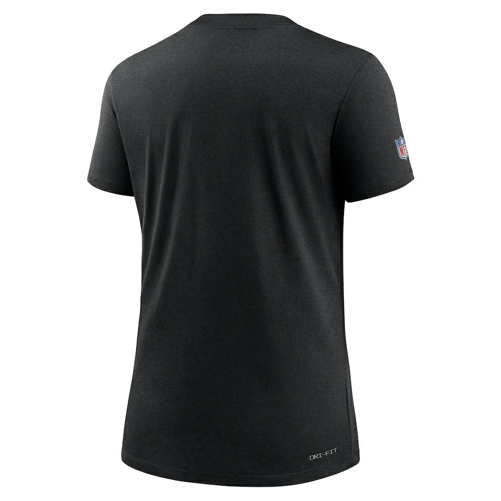 Jacksonville Jaguars Women's NFL Crucial Catch Performance T-Shirt Black | Nike for Sale