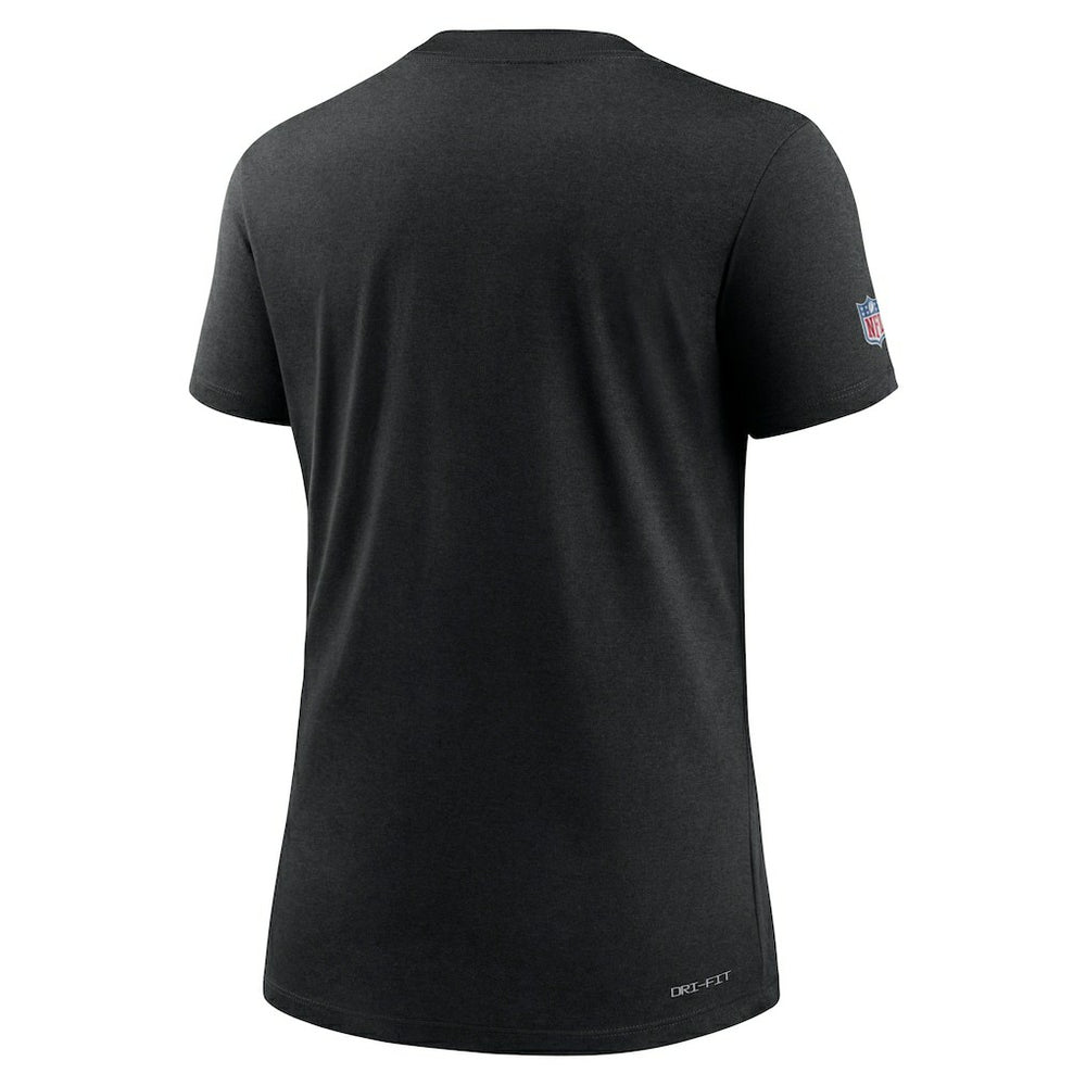 Jacksonville Jaguars Women's NFL Crucial Catch Performance T-Shirt Black | Nike for Sale