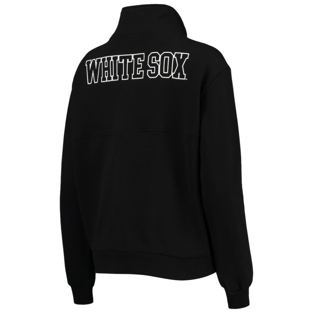 Chicago White Sox The Wild Collective Women's Two-Hit Quarter-Zip Pullover Top - MLB