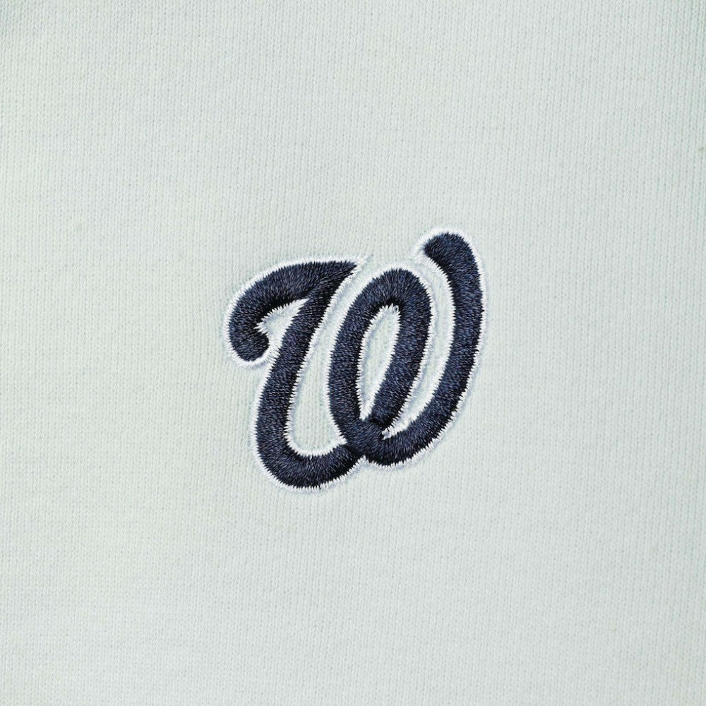 Washington Nationals The Wild Collective Women's Two-Hit Quarter-Zip Pullover Top - MLB