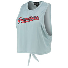 Cleveland Guardians The Wild Collective Women's Open Back Twist-Tie Tank Top - MLB