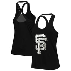 San Francisco Giants The Wild Collective Women's Tonal Athleisure Racerback Tank Top - MLB