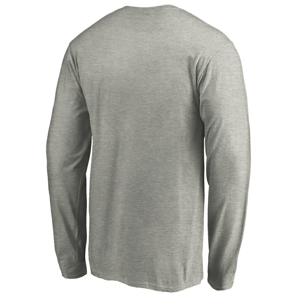 Chicago Bulls Victory Arch Long Sleeve T-Shirt Heathered Gray - NBA