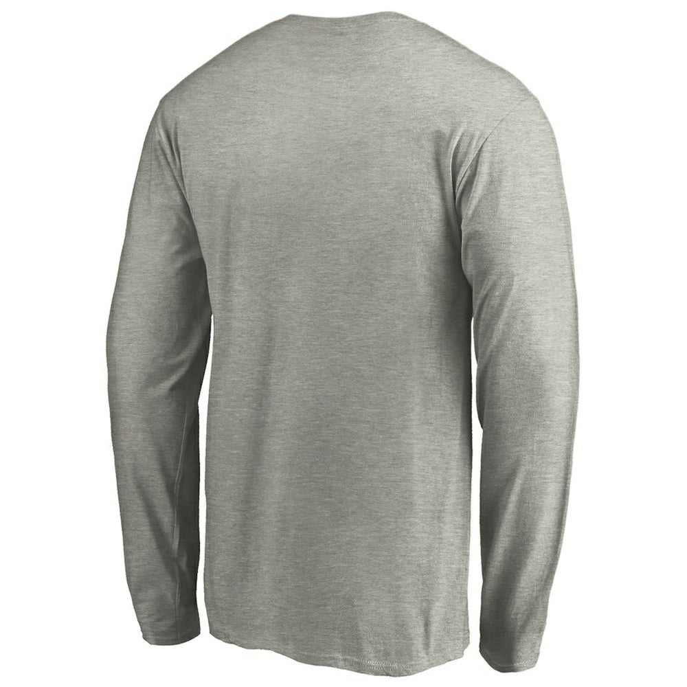 Chicago Bulls Alternate Team Logo Long Sleeve T-Shirt Heathered Gray - NBA