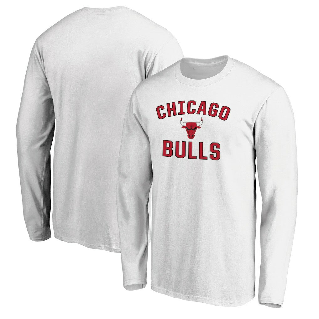 Chicago Bulls Victory Arch Long Sleeve T-Shirt White - NBA