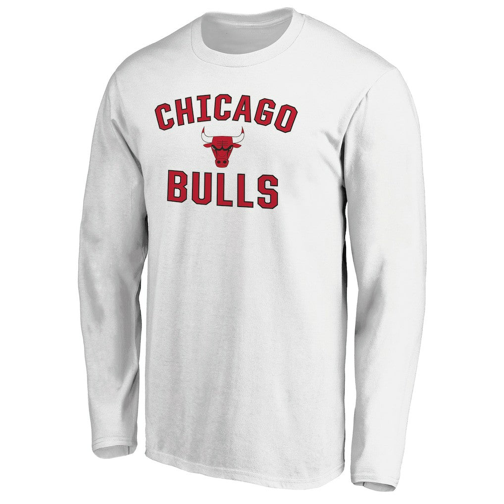 Chicago Bulls Victory Arch Long Sleeve T-Shirt White - NBA
