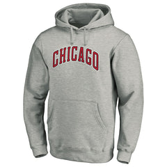 Chicago Bulls Alternate Logo Pullover Hoodie Heather Gray - NBA