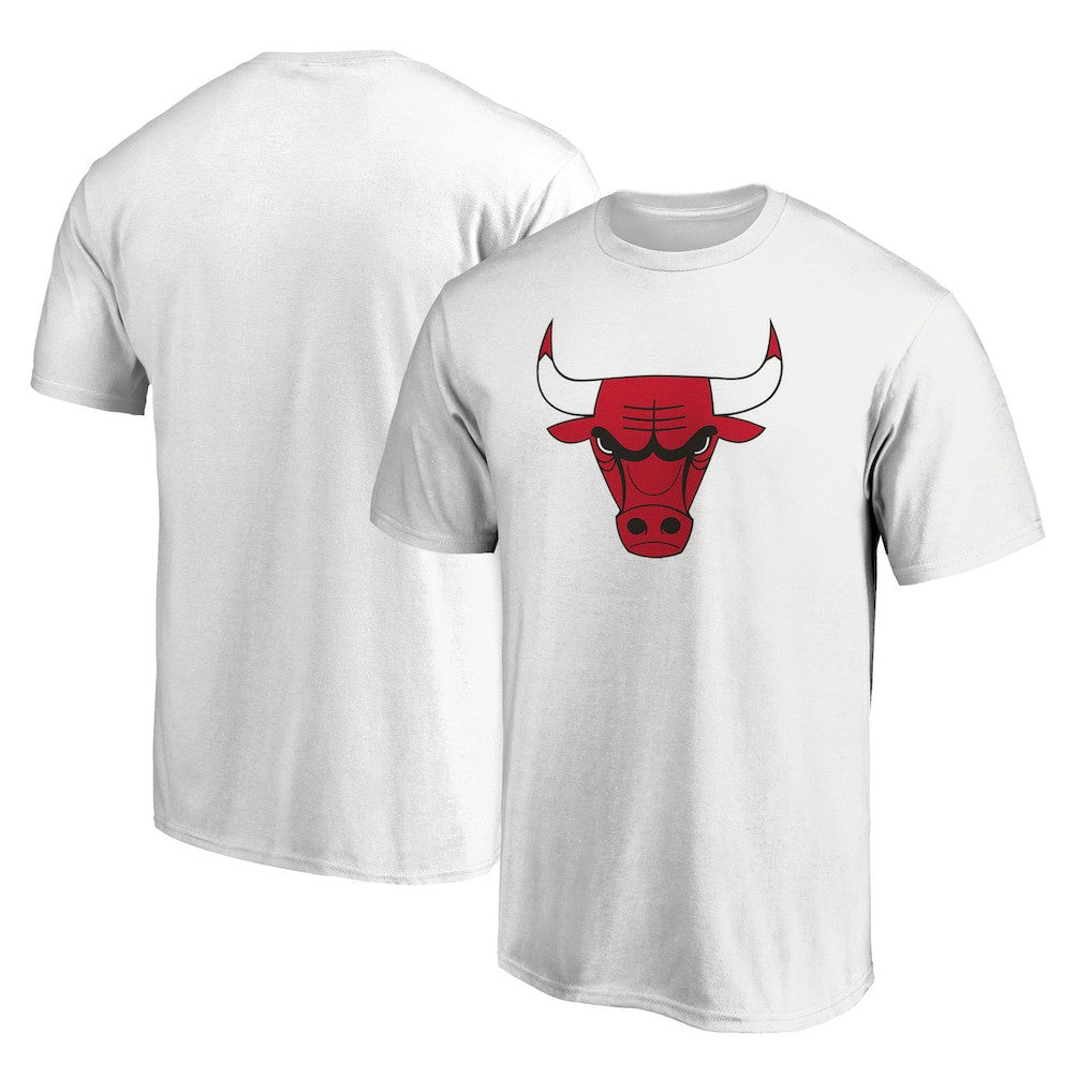 Chicago Bulls Primary Mascot Logo T-Shirt White - NBA