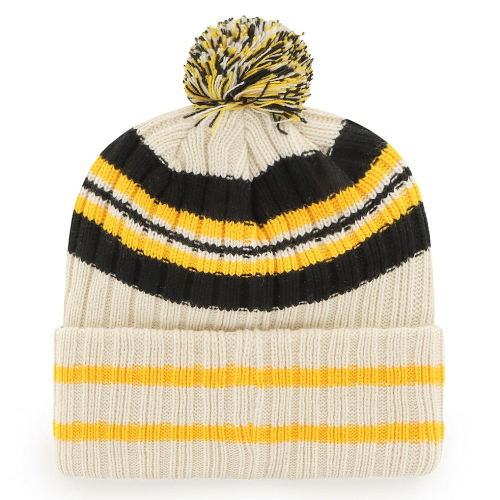 Pittsburgh Pirates '47 Home Patch Cuffed Knit Hat with Pom - MLB