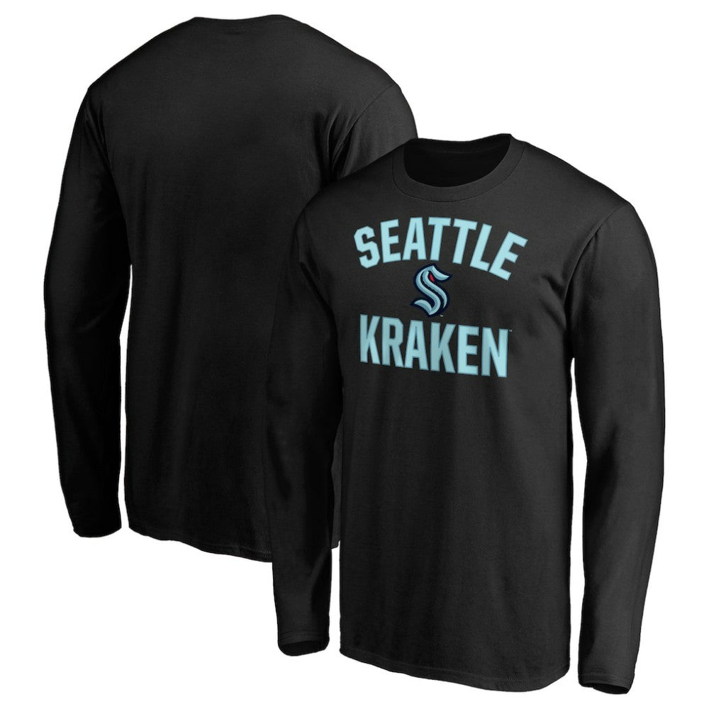 Seattle Kraken Team Victory Arch Long Sleeve T-Shirt - Black - NHL