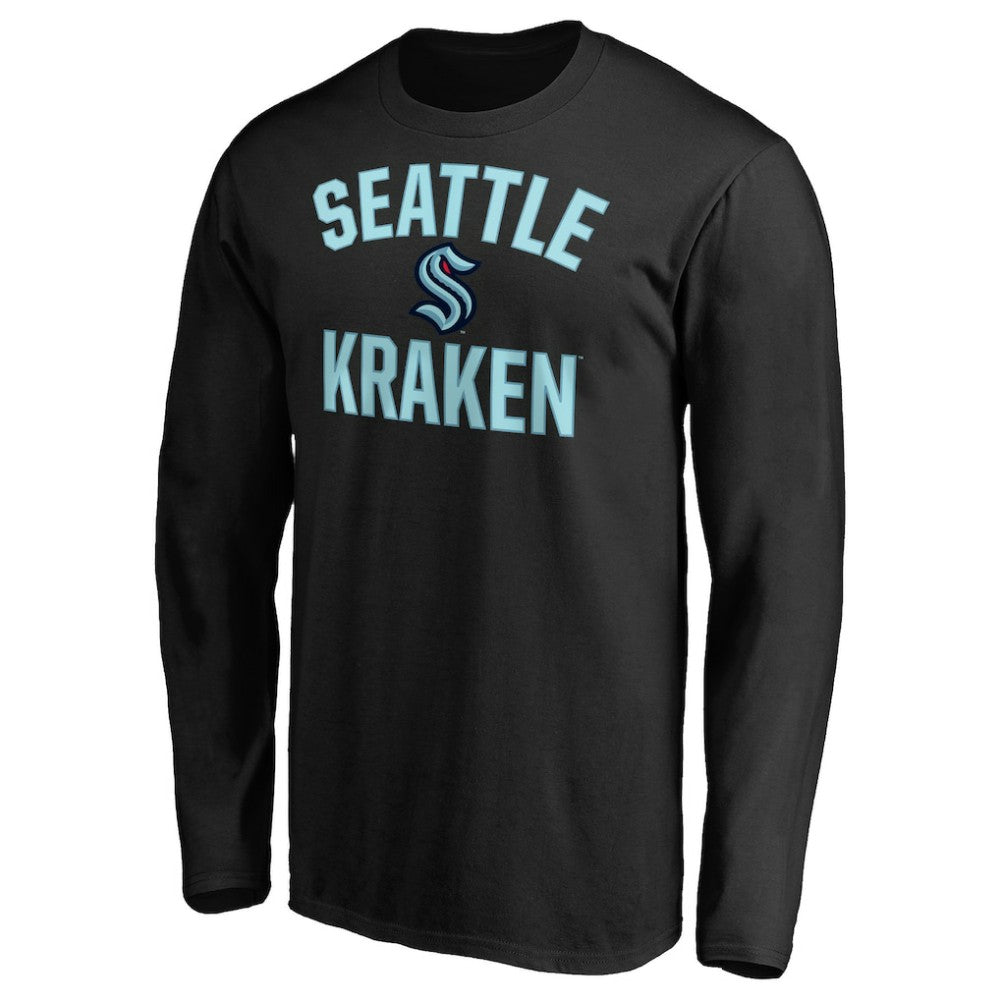 Seattle Kraken Team Victory Arch Long Sleeve T-Shirt - Black - NHL