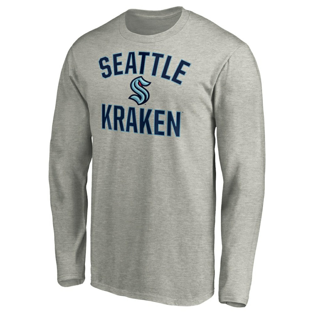 Seattle Kraken Victory Arch Long Sleeve T-Shirt - Heathered Gray - NHL