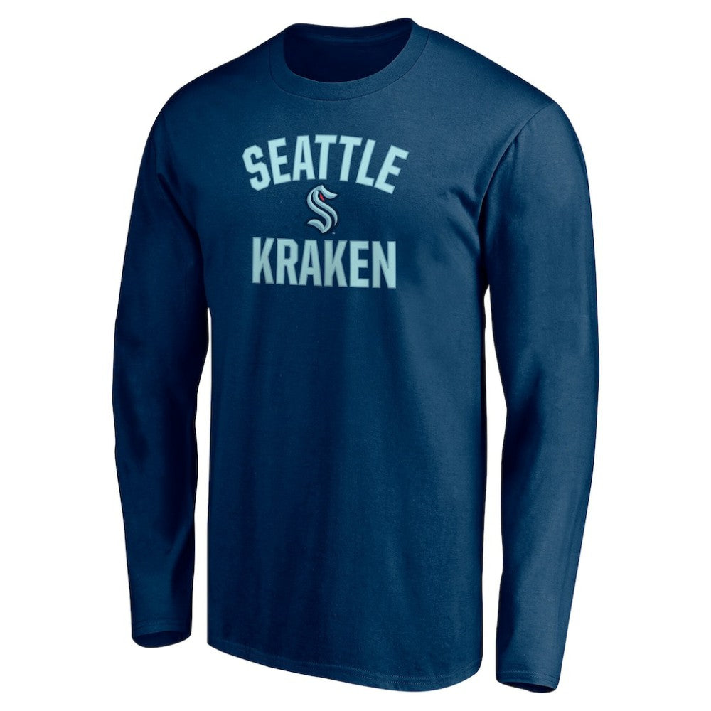Seattle Kraken Victory Arch Long Sleeve T-Shirt - Deep Sea Blue - NHL