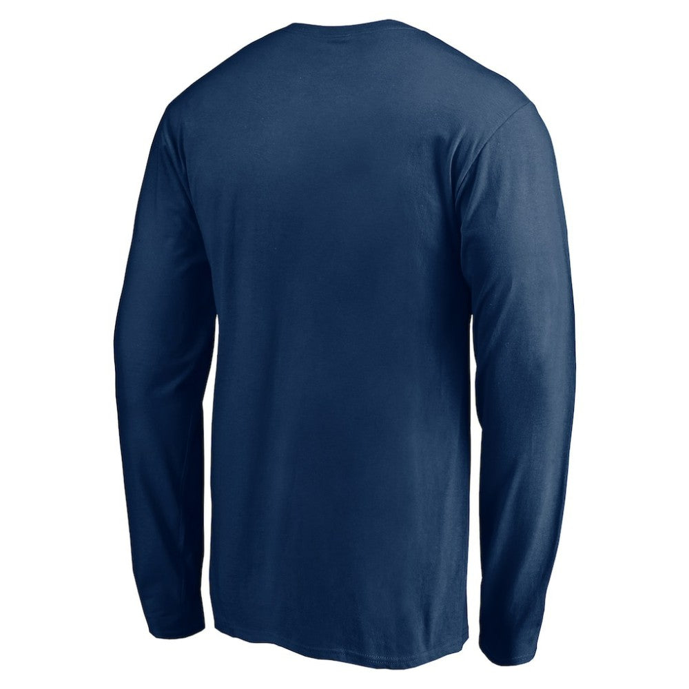 Seattle Kraken Gradient Logo Long Sleeve T-Shirt - Deep Sea Blue - NHL