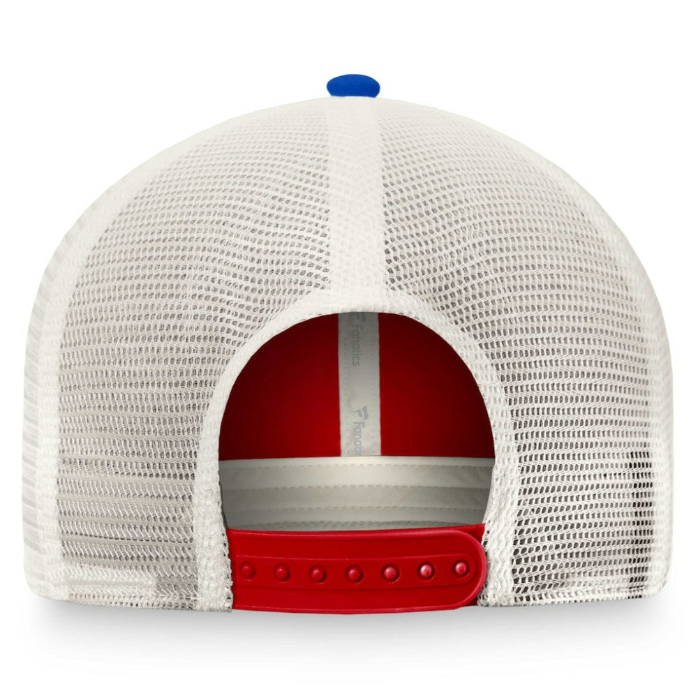 Washington Capitals Fanatics True Classic Retro Trucker Snapback Hat - Red/Royal - NHL