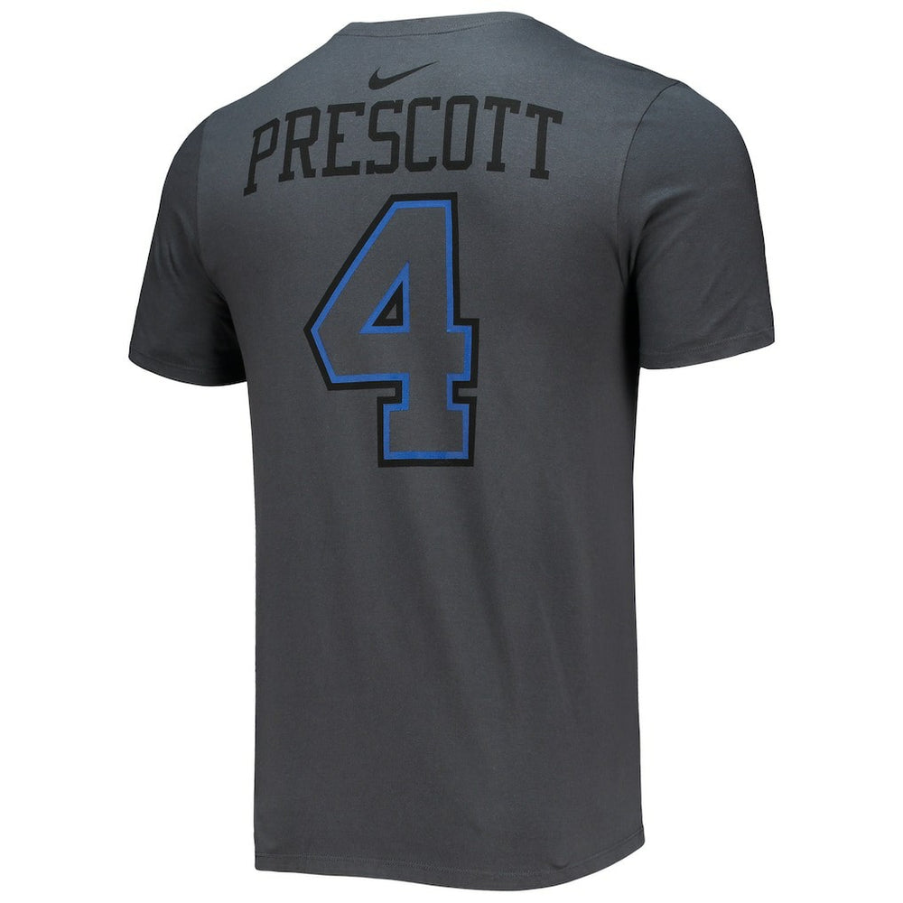 Dak Prescott Dallas Cowboys Player Name & Number T-Shirt Charcoal | Nike for Sale