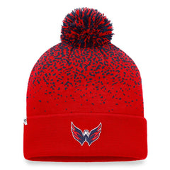 Washington Capitals Fanatics Iconic Gradient Cuffed Knit Hat with Pom - Red - NHL
