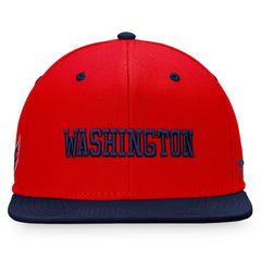 Washington Capitals Fanatics Heritage City Two-Tone Snapback Hat - Red/Navy - NHL
