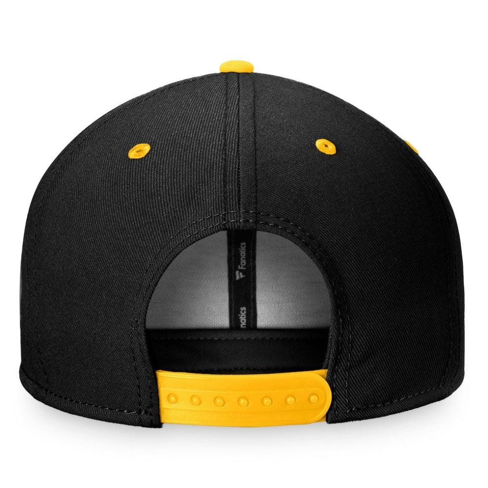 Boston Bruins Fanatics Heritage Retro Two-Tone Snapback Hat - Black/Gold - NHL