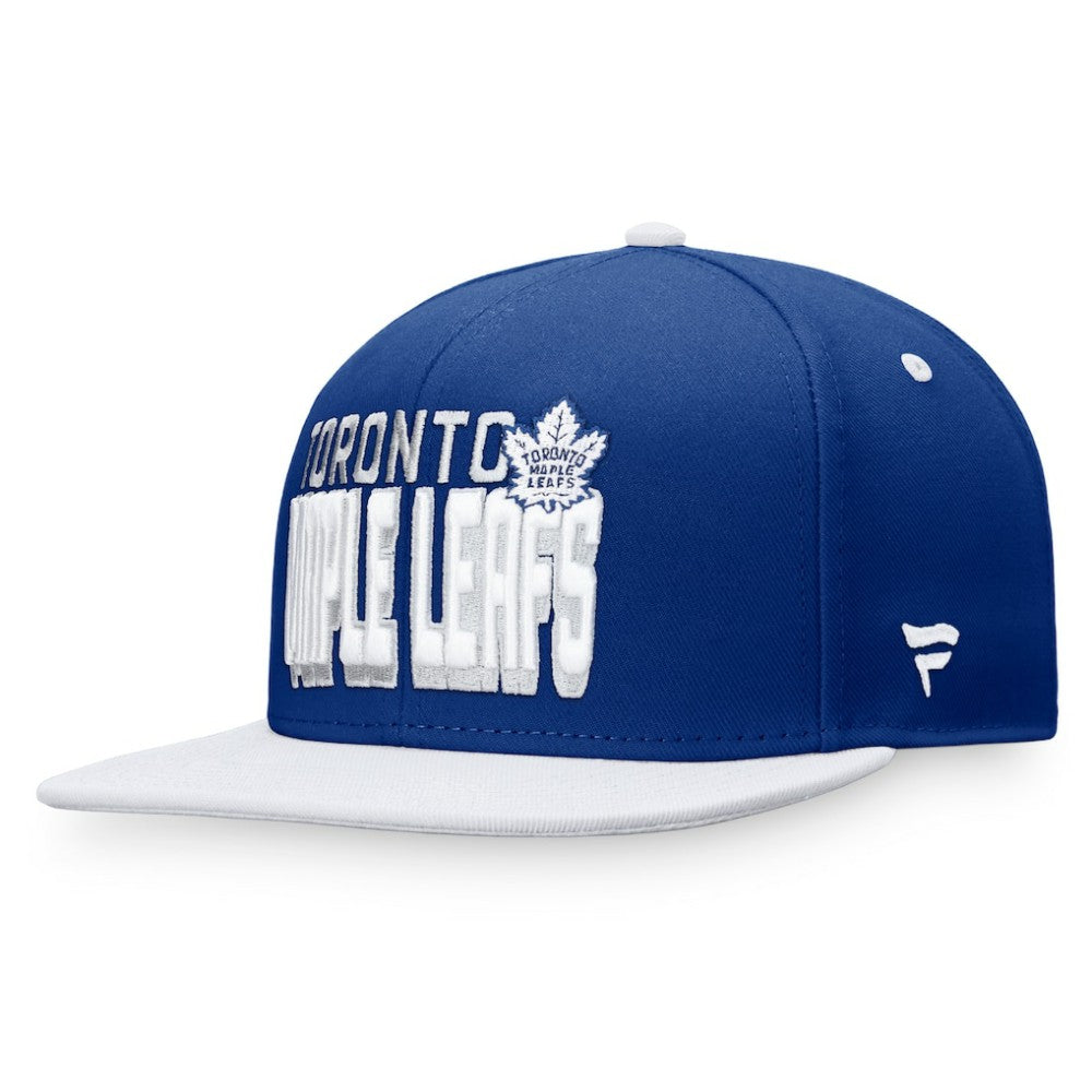 Toronto Maple Leafs Fanatics Heritage Retro Two-Tone Snapback Hat - Blue/White - NHL
