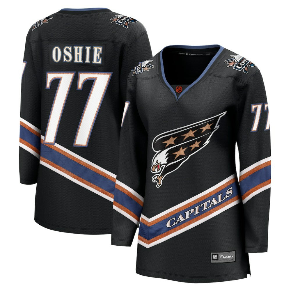 TJ Oshie Washington Capitals Fanatics Women's Special Edition 2.0 Breakaway Player Jersey - Black - NHL