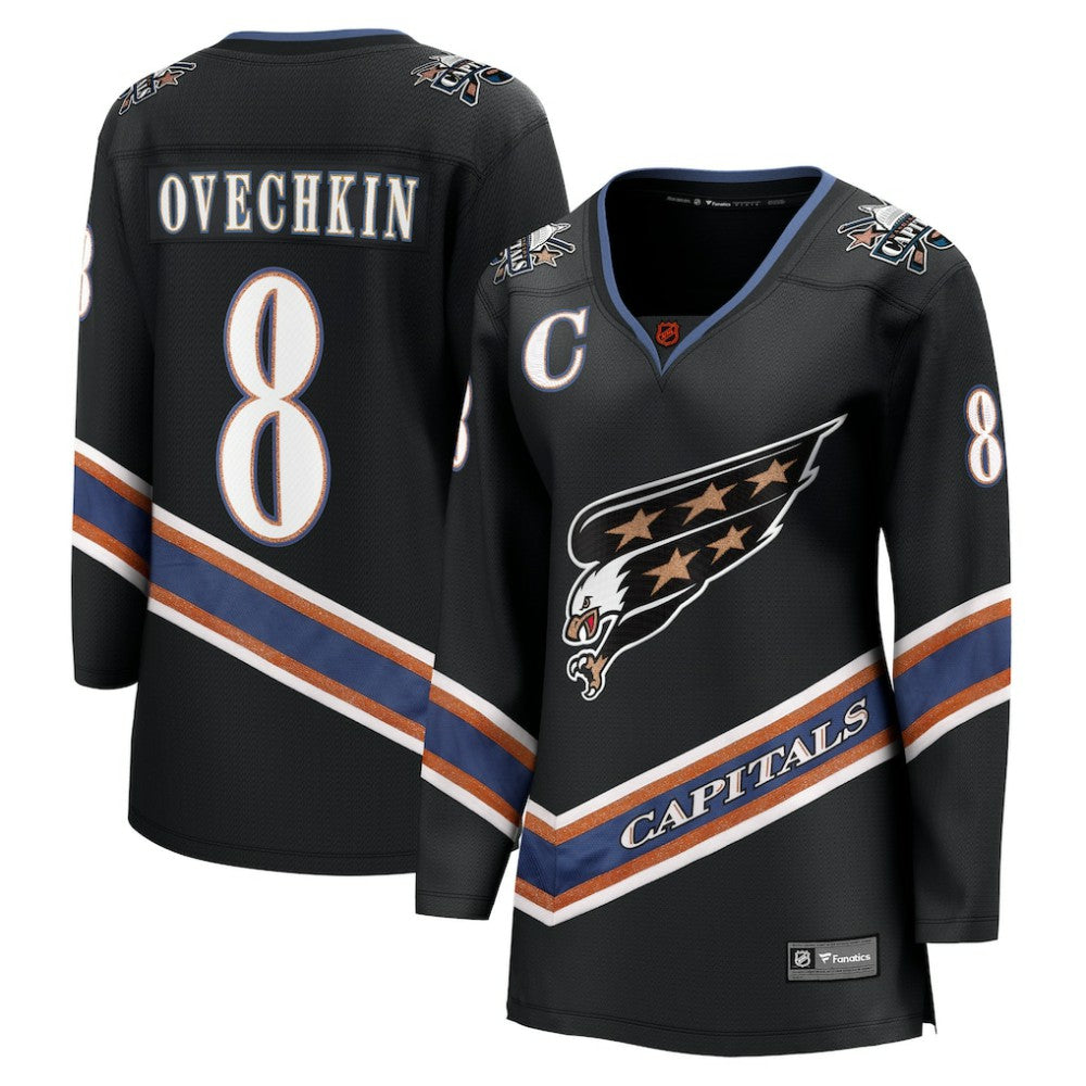 Alexander Ovechkin Washington Capitals Fanatics Women's Special Edition 2.0 Breakaway Player Jersey - Black - NHL