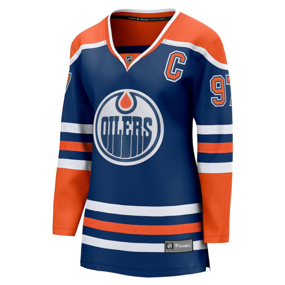 Connor McDavid Edmonton Oilers Fanatics Women's Home Breakaway Jersey - Royal - NHL