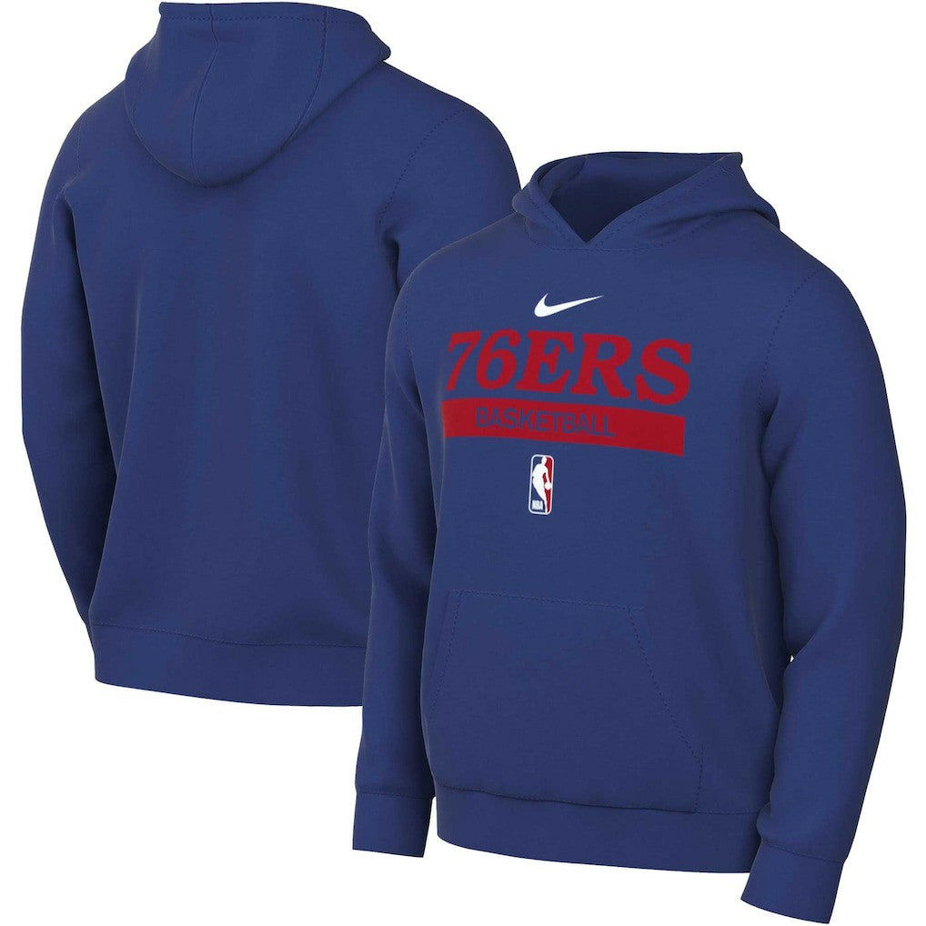 Philadelphia 76ers 2022/23 Spotlight On-Court Practice Performance Pullover Hoodie Royal - NBA