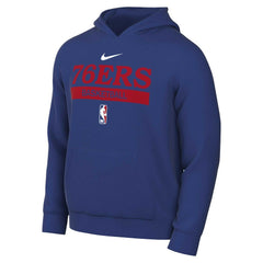 Philadelphia 76ers 2022/23 Spotlight On-Court Practice Performance Pullover Hoodie Royal - NBA