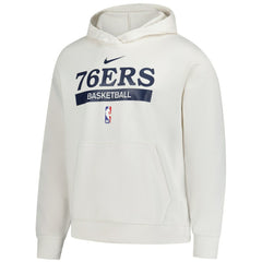 Philadelphia 76ers 2022/23 Spotlight On-Court Practice Performance Pullover Hoodie Cream - NBA