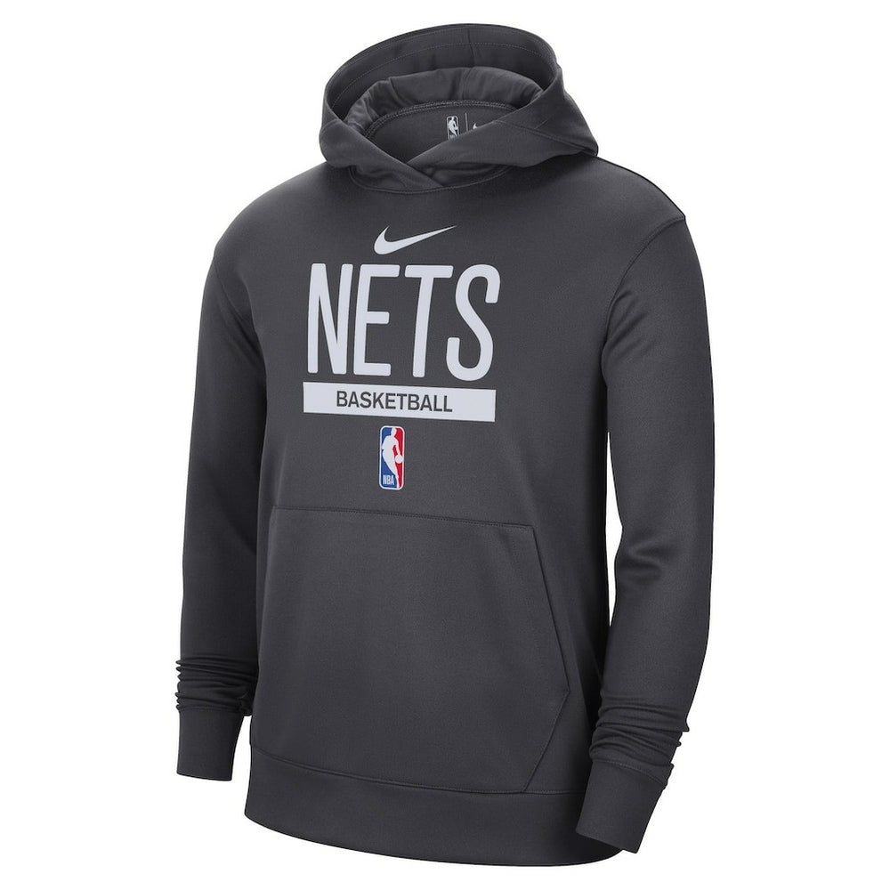Brooklyn Nets 2022/23 Spotlight On-Court Practice Performance Pullover Hoodie Anthracite - NBA