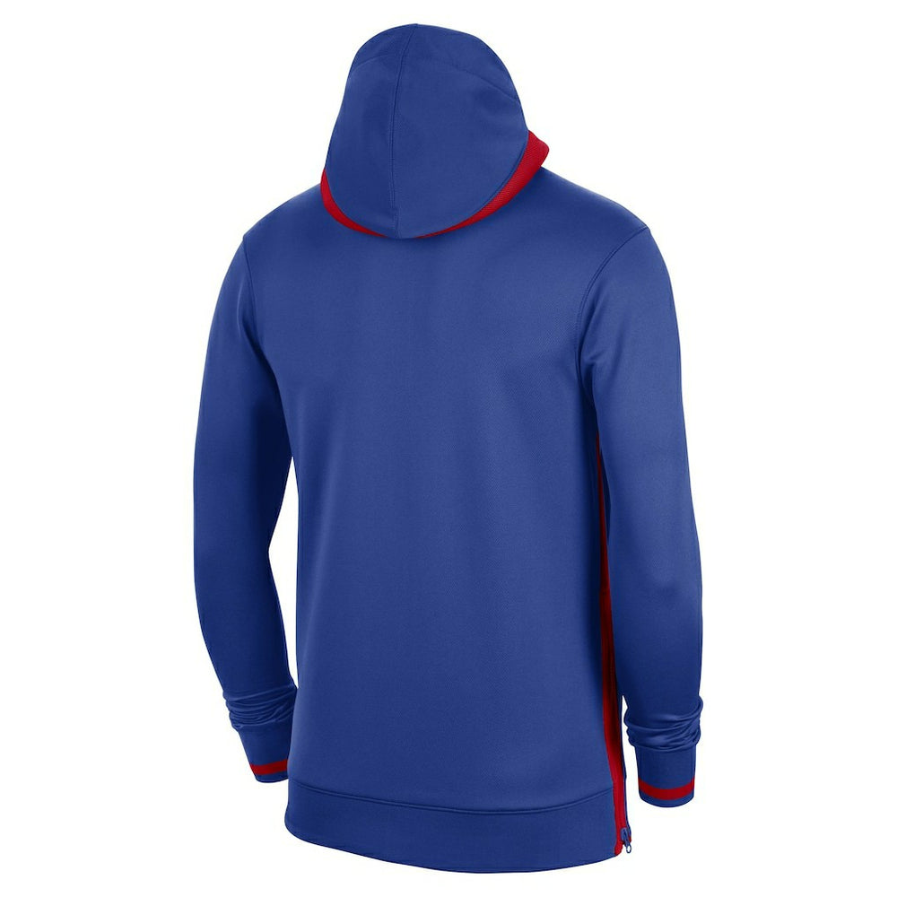 Philadelphia 76ers Authentic Showtime Performance Full-Zip Hoodie Royal - NBA