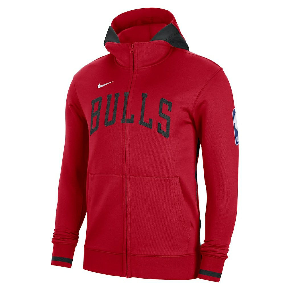 Chicago Bulls Authentic Showtime Performance Full-Zip Hoodie Red - NBA