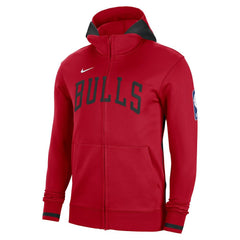 Chicago Bulls Authentic Showtime Performance Full-Zip Hoodie Red - NBA