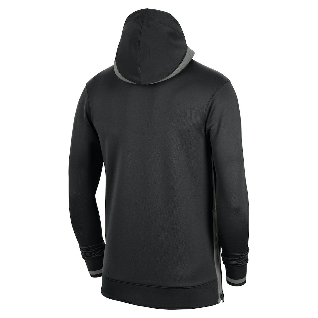 Brooklyn Nets Authentic Showtime Performance Full-Zip Hoodie Black - NBA