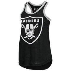 Las Vegas Raiders G-III 4Her by Carl Banks Women's Tater Burnout Tank Top Black | NFL