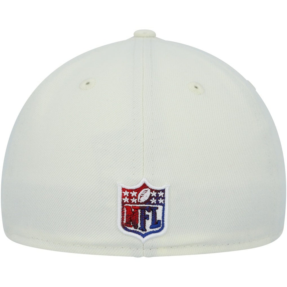 New York Giants New Era Chrome Color Dim 59FIFTY Fitted Hat Cream | NFL