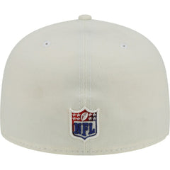 New York Giants New Era Chrome Color Dim 59FIFTY Fitted Hat Cream | NFL