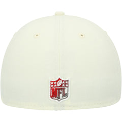 Tampa Bay Buccaneers New Era Chrome Color Dim 59FIFTY Fitted Hat Cream | NFL