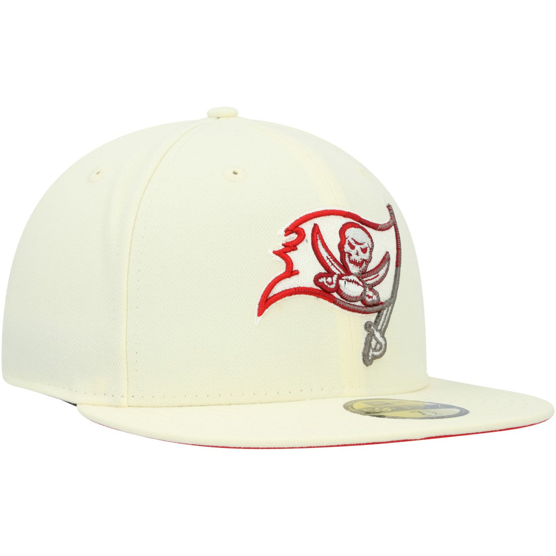 Tampa Bay Buccaneers New Era Chrome Color Dim 59FIFTY Fitted Hat Cream | NFL