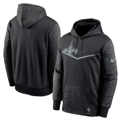 New Orleans Saints RFLCTV Chevron Pullover Hoodie Black | Nike for Sale
