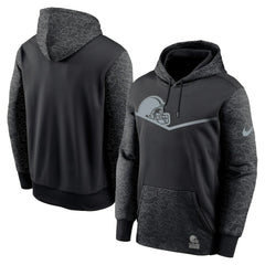 Cleveland Browns RFLCTV Chevron Pullover Hoodie Black | Nike for Sale