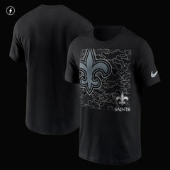 New Orleans Saints RFLCTV T-Shirt Black | Nike for Sale