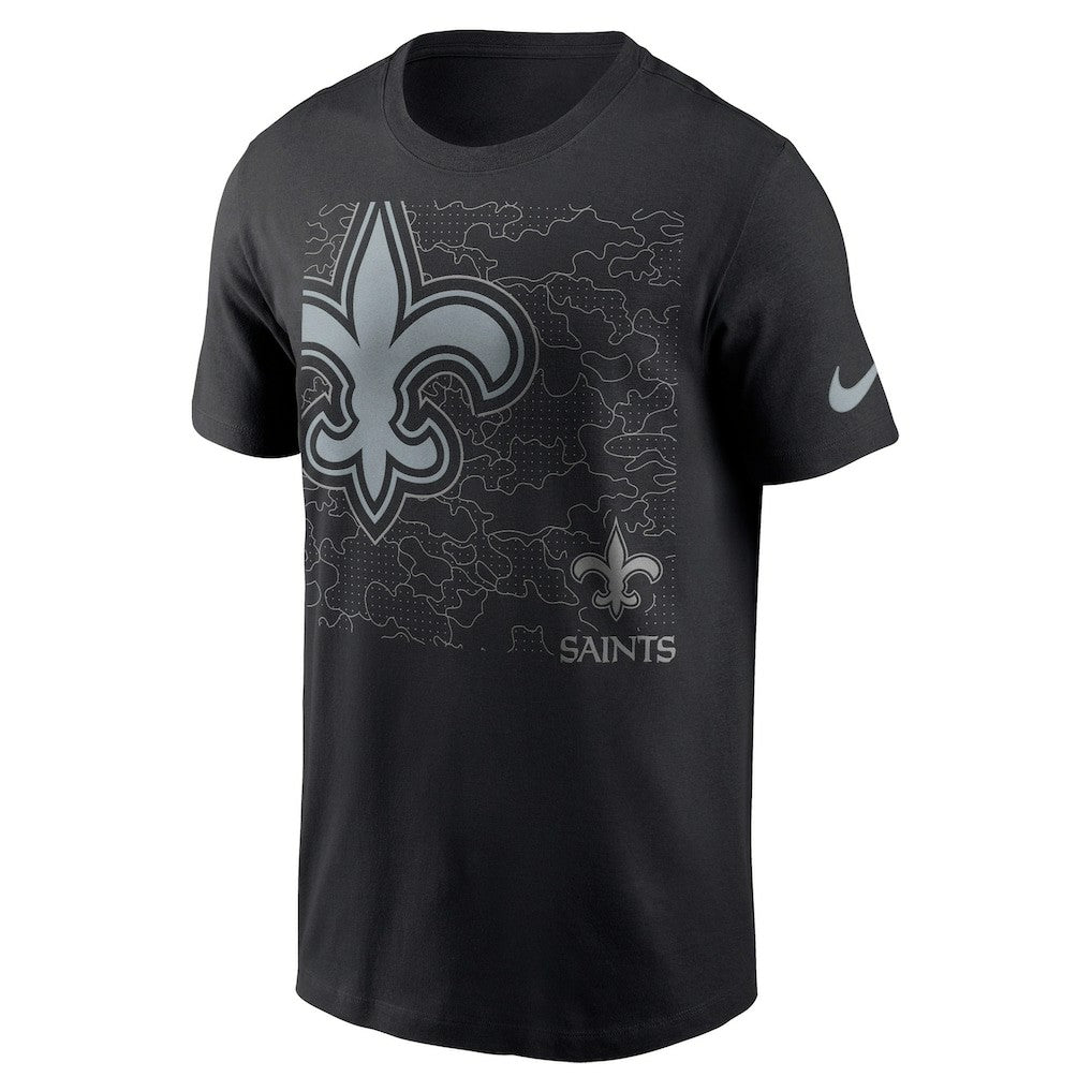 New Orleans Saints RFLCTV T-Shirt Black | Nike for Sale