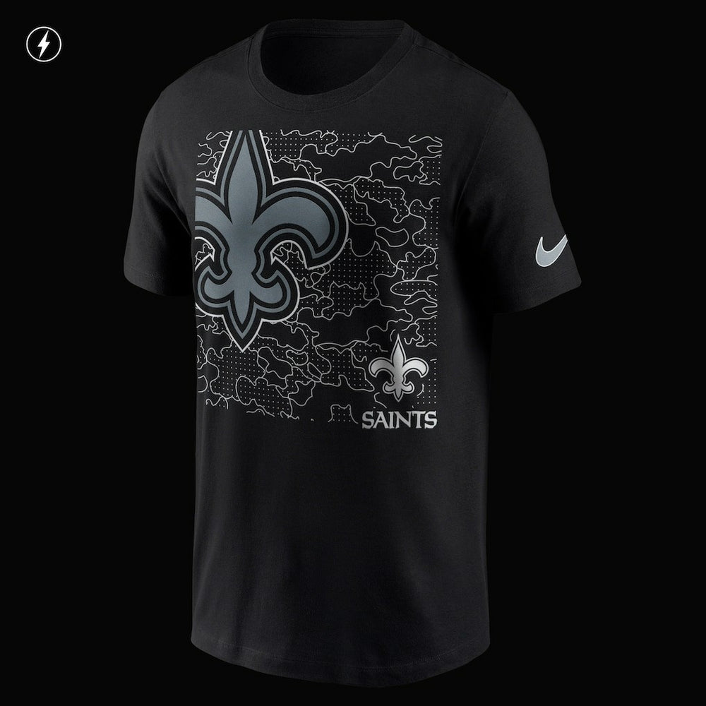 New Orleans Saints RFLCTV T-Shirt Black | Nike for Sale