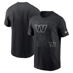 Washington Commanders RFLCTV T-Shirt Black | Nike for Sale