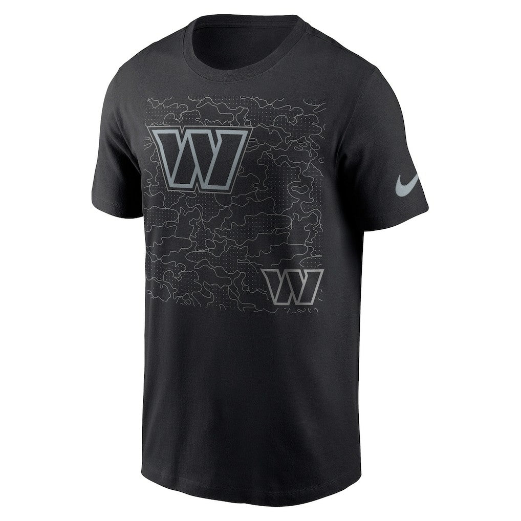Washington Commanders RFLCTV T-Shirt Black | Nike for Sale