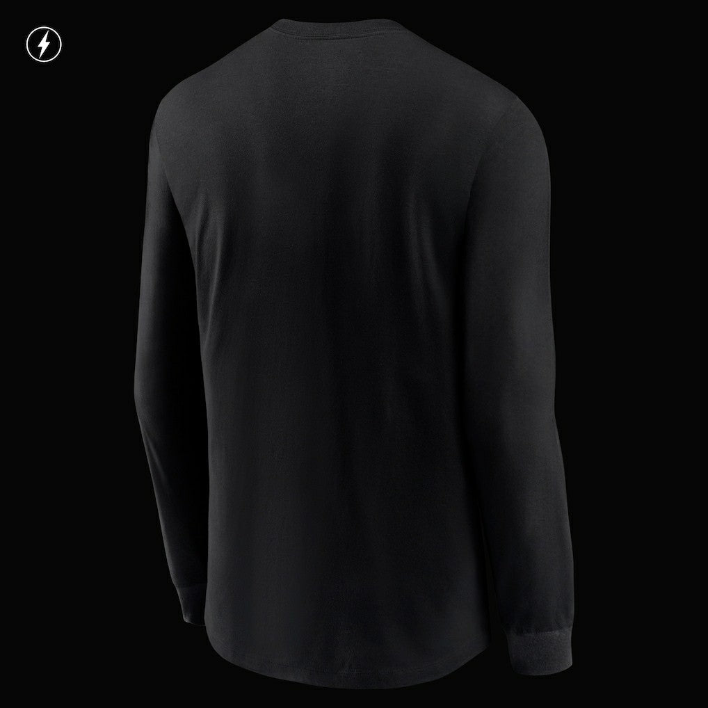 Las Vegas Raiders RFLCTV Name and Logo T-Shirt Black | Nike for Sale