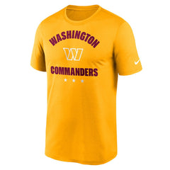 Washington Commanders Arch Legend T-Shirt Gold | Nike for Sale