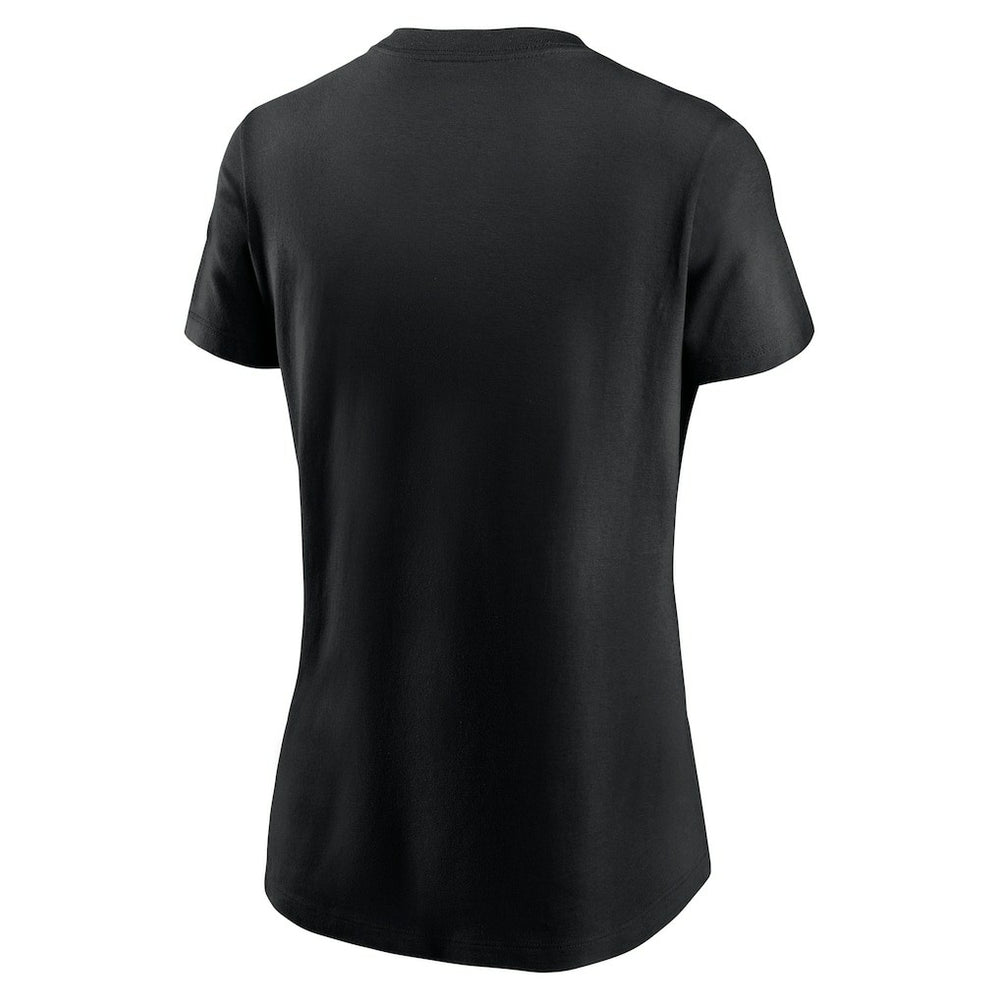 Washington Commanders Women's Logo Cotton Essential T-Shirt Black | Nike for Sale